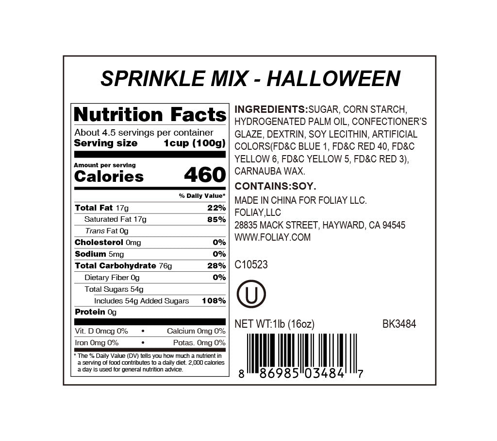 Halloween Jimmies Mix