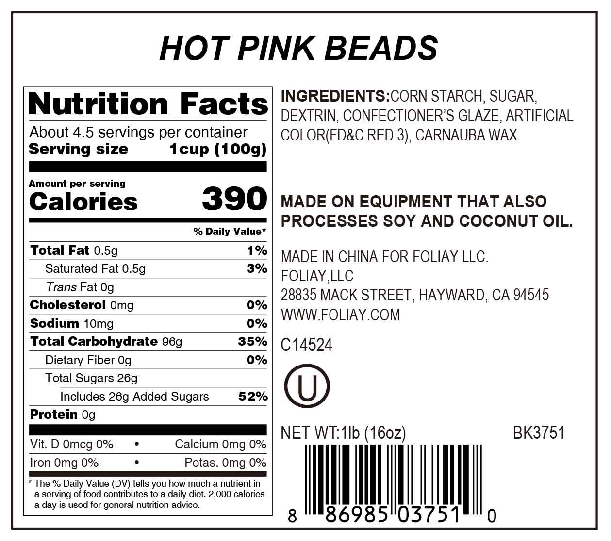 Hot Pink Nonpareils