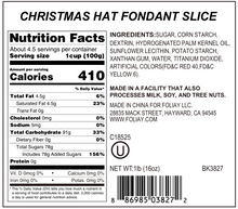 Load image into Gallery viewer, Christmas Hat Edible Cake Decoration