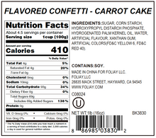 Load image into Gallery viewer, Carrot Cake Flavored Quin Sprinkles