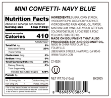 Load image into Gallery viewer, Navy Blue Quin Sprinkles