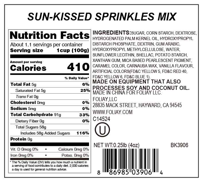 Sun-Kissed Sprinkle Mix