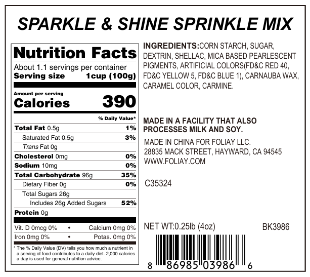 Sparkle & Shine Nonpareils Mix