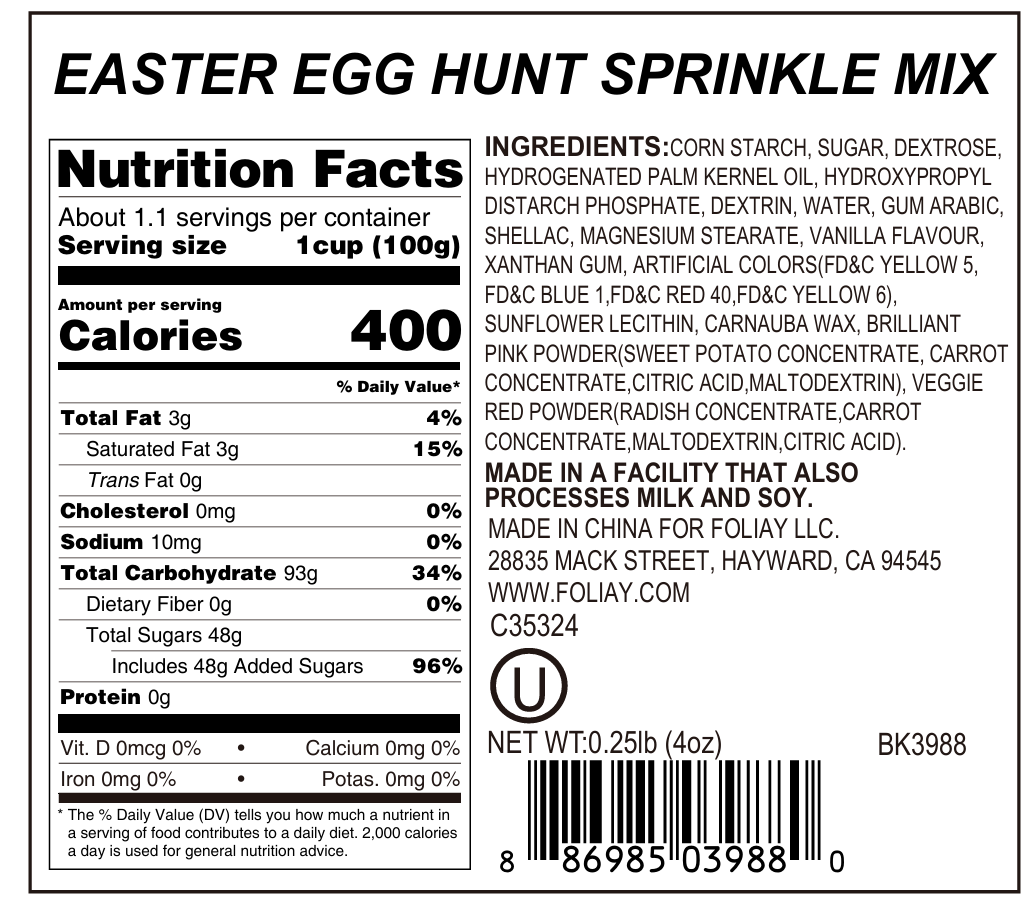 Easter Egg Hunt Sprinkle Mix
