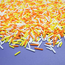 Load image into Gallery viewer, Candy Corn Fun Jimmies Mix