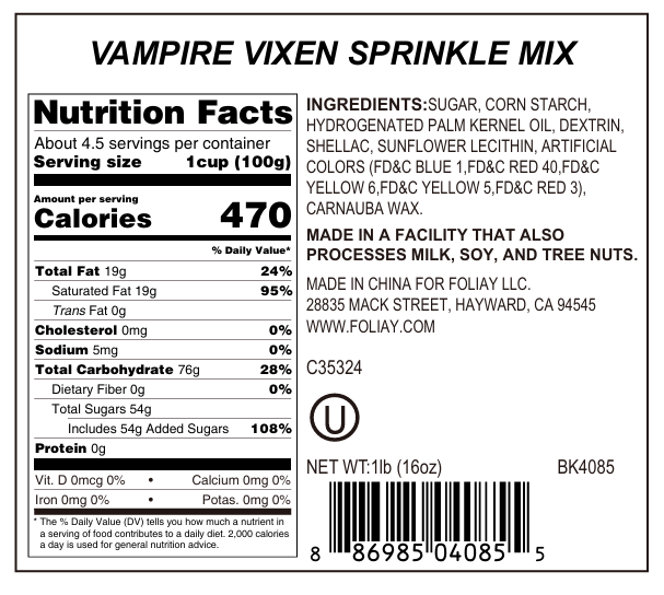 Vampire Vixen Jimmies Mix