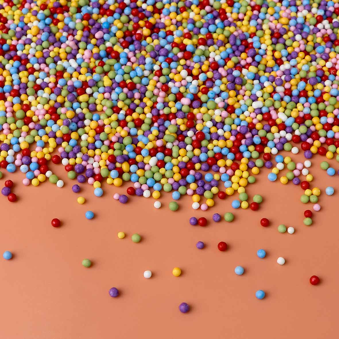 Natural Rainbow Nonpareils Mix