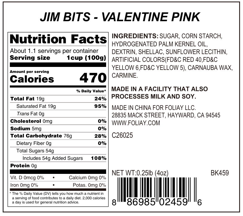 Valentine Pink Jimmies Mix
