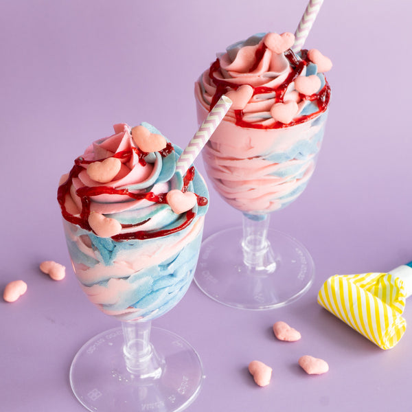 Heart Cotton Candy Cookie Bites