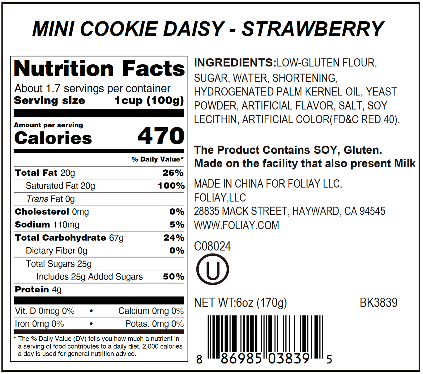 Daisy Strawberry Cookie Bites