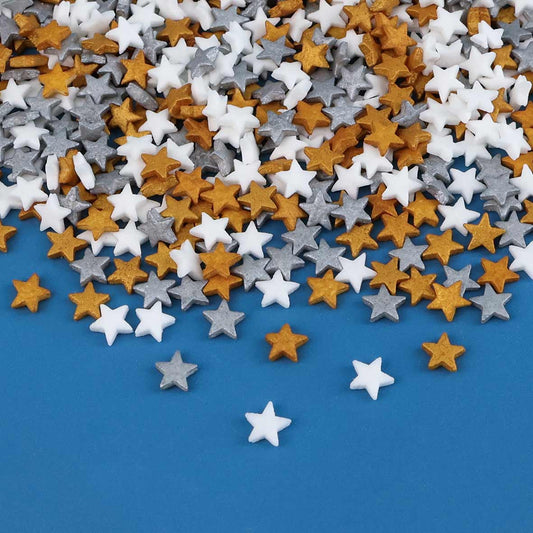 Multi Metallic Stars Quin Sprinkles