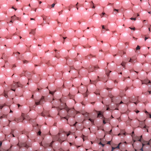 Pink Shimmer Sugar Pearls