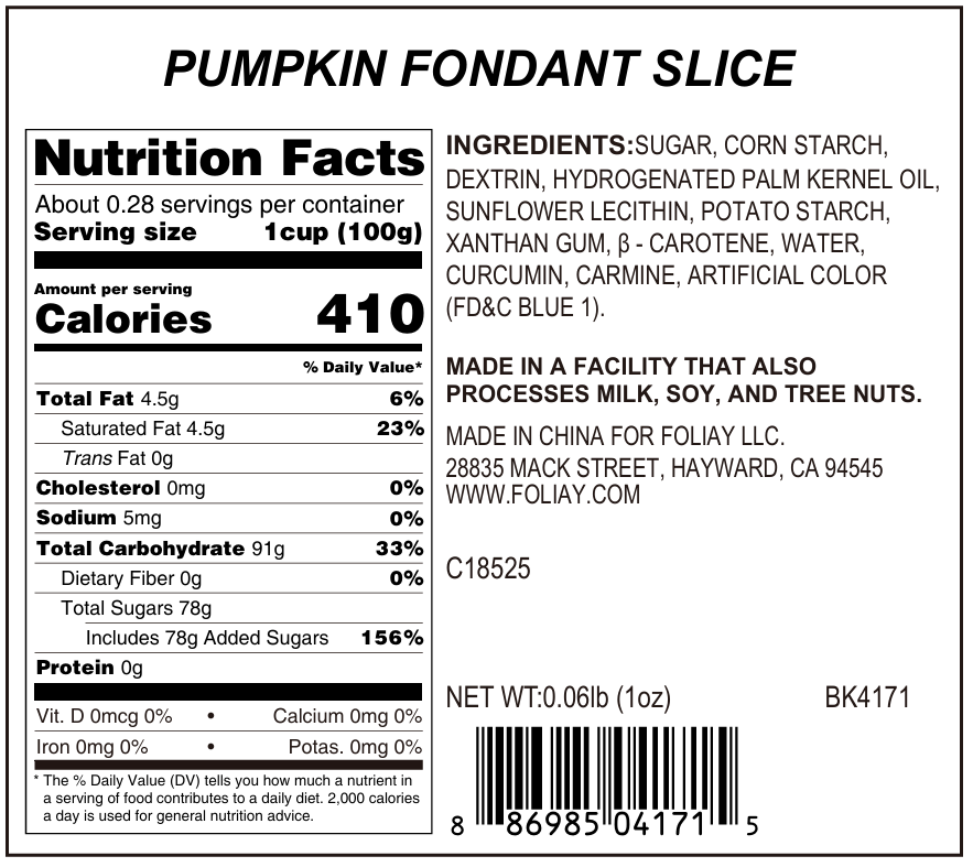 Pumpkin Edible Cake Decoration