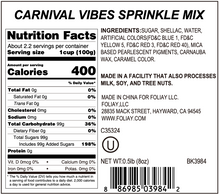 Load image into Gallery viewer, Carnival Vibes Sanding Sugar Mix