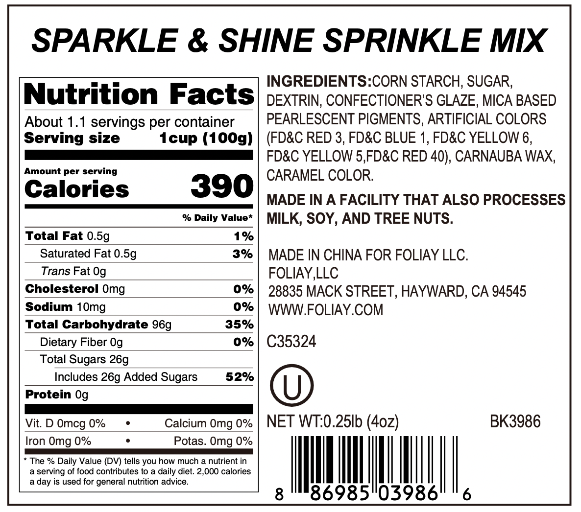 Sparkle & Shine Nonpareils Mix