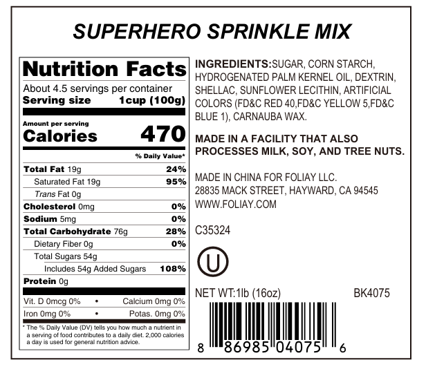 Superhero Jimmies Mix