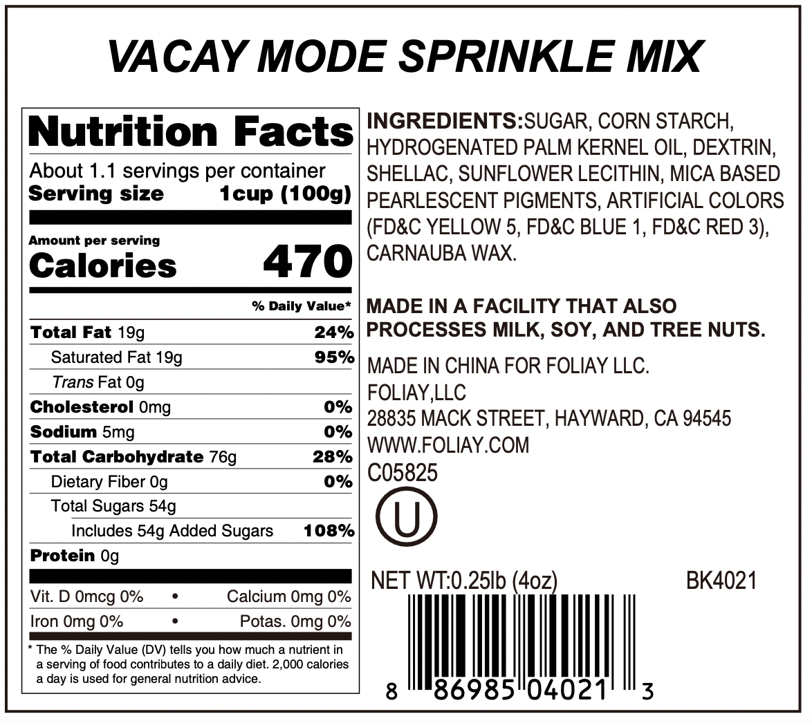 Vacay Mode Jimmies Mix