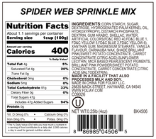 Load image into Gallery viewer, Spider Web Sprinkle Mix