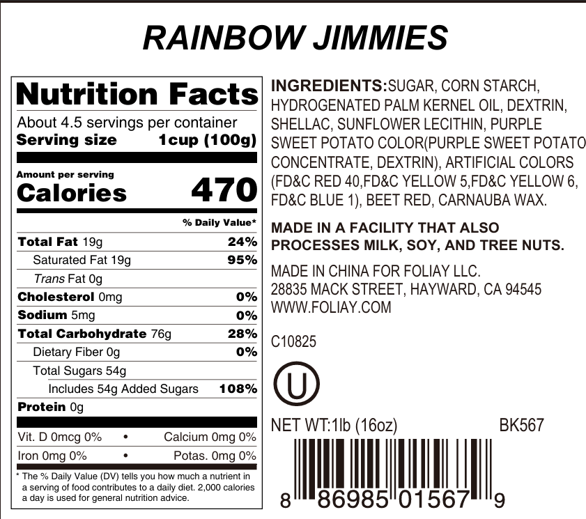 Rainbow Jimmies Mix