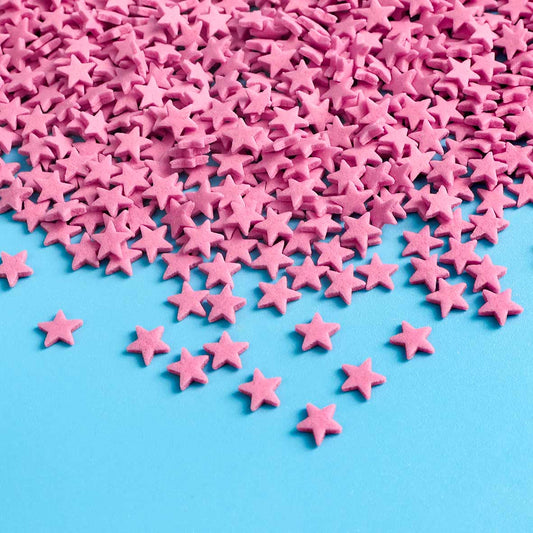 Pink Stars Quin Sprinkles