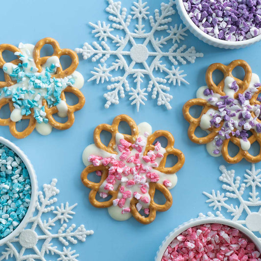 Purple & White Crushed Peppermint Crumb Topping