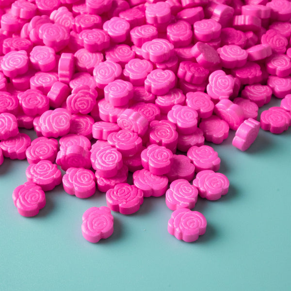 Pink Rose Candy Sprinkles