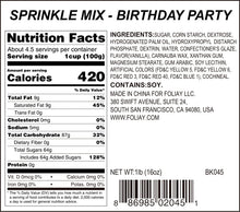 Load image into Gallery viewer, Birthday Party Sprinkle Mix
