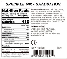 Load image into Gallery viewer, Graduation Sprinkle Mix