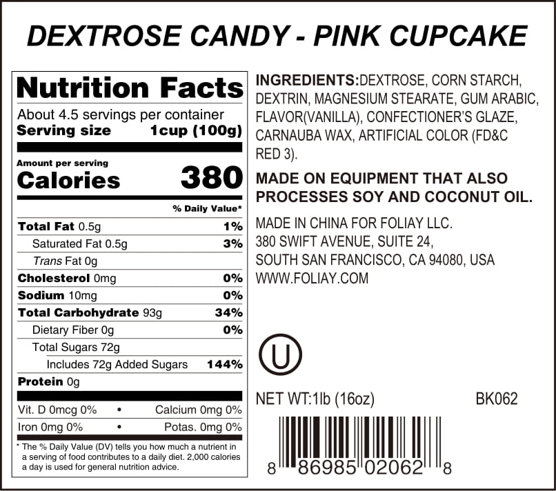 Pink Cupcakes Candy Sprinkles