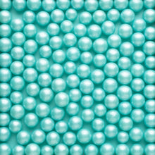 Load image into Gallery viewer, Blue Shimmer Sugar Pearls (9mm)