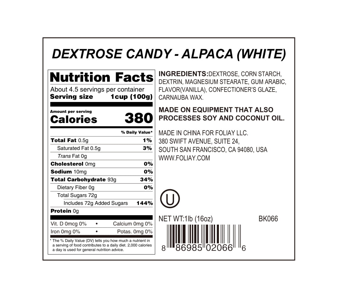 White Alpaca Candy Sprinkles