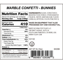 Load image into Gallery viewer, Marble Bunny Quin Sprinkles