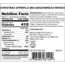Load image into Gallery viewer, Gingerbread Wishes Sprinkle Mix