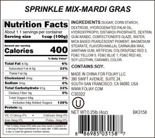 Load image into Gallery viewer, Mardi Gras Sprinkle Mix