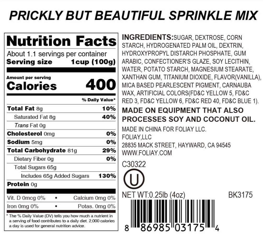 Prickly But Beautiful Sprinkle Mix