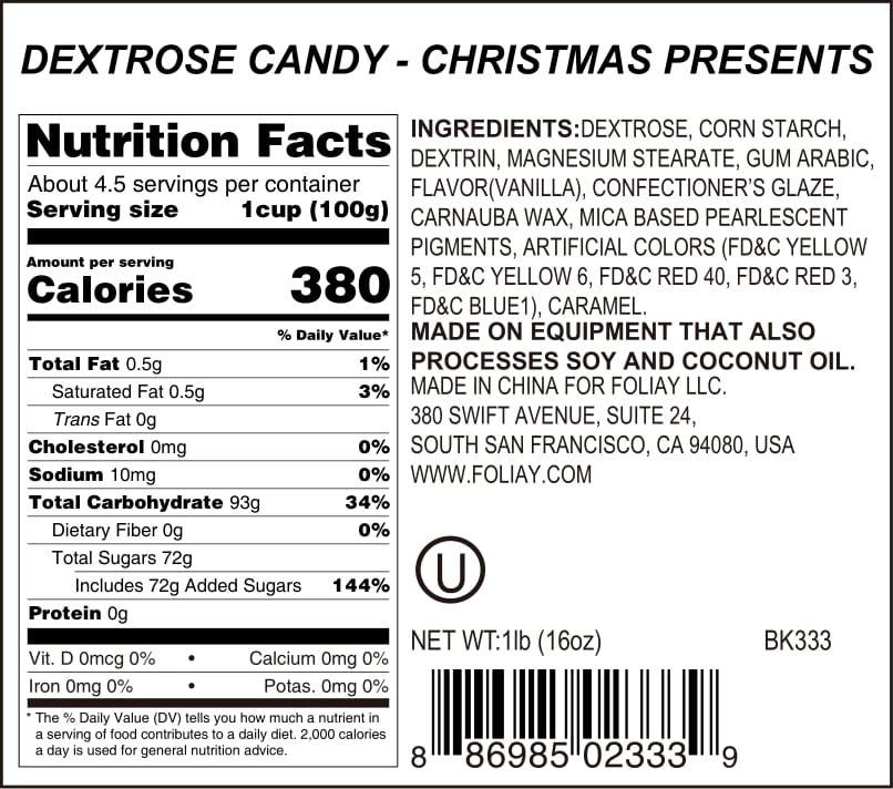 Christmas Present Candy Sprinkles