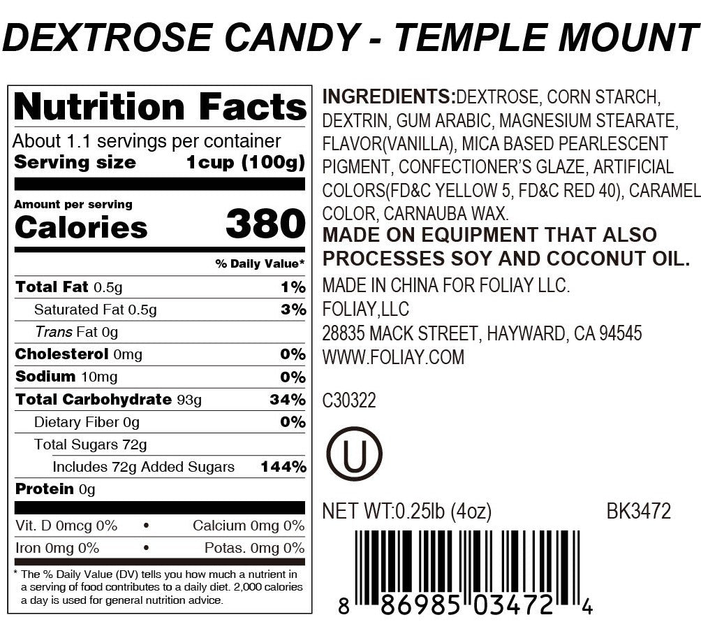 Temple Mount Candy Sprinkles