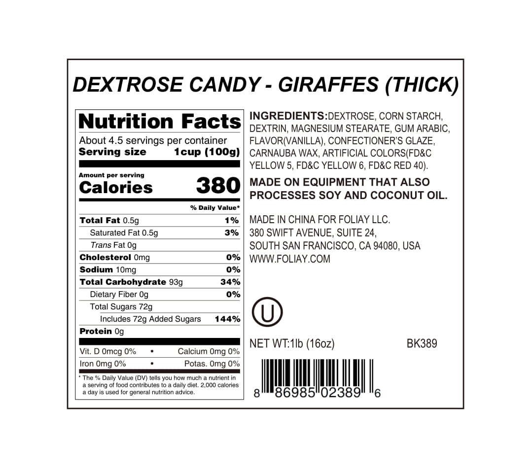 Giraffes Candy Sprinkles