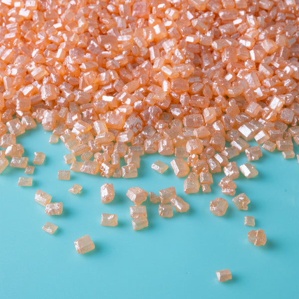 Rose Gold Metallic Pearl Sugar Rocks