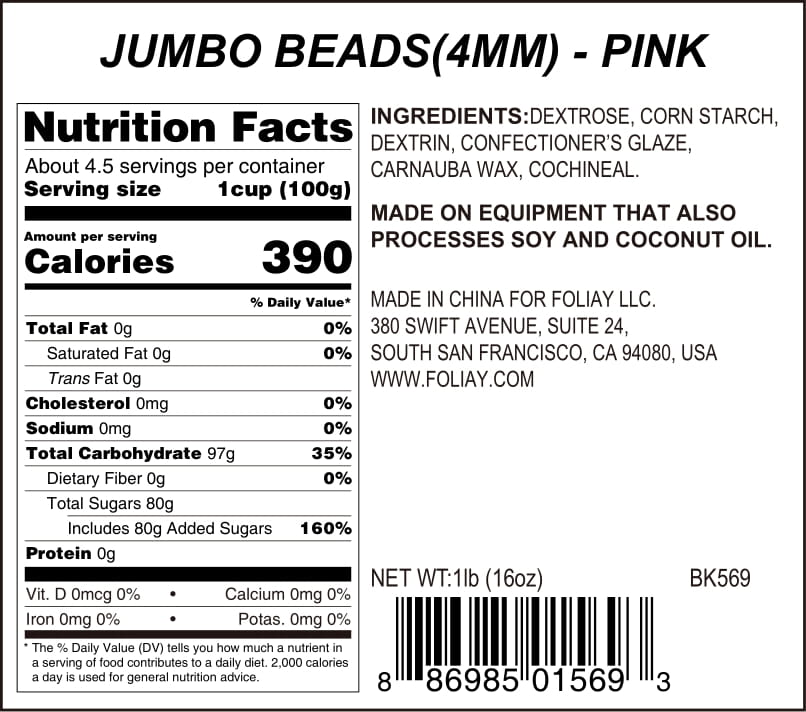 Pink Sugar Pearls