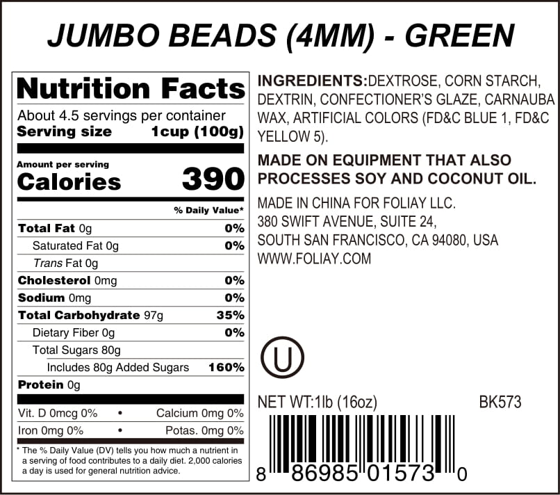 Green Sugar Pearls