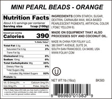 Load image into Gallery viewer, Orange Shimmer Nonpareils