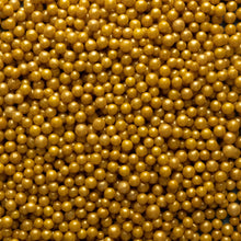 Load image into Gallery viewer, Gold Shimmer Sugar Pearls