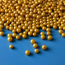 Load image into Gallery viewer, Gold Shimmer Sugar Pearls