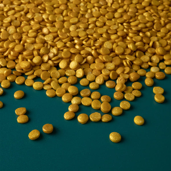 Gold Pearl Quin Sprinkles