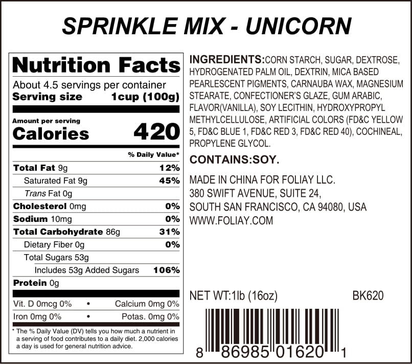 Unicorn Sprinkle Mix