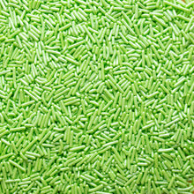 Load image into Gallery viewer, Green Pearlized Jimmies Sprinkles