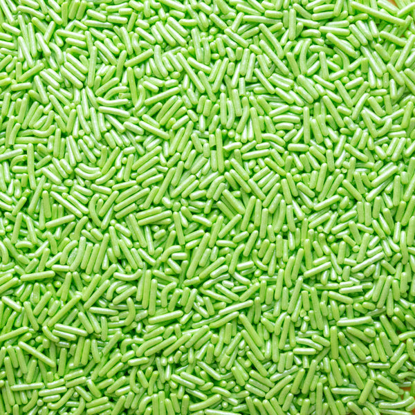 Green Pearlized Jimmies Sprinkles