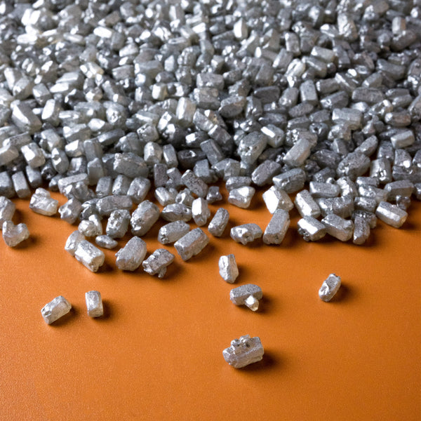 Silver Metallic Pearl Sugar Rocks