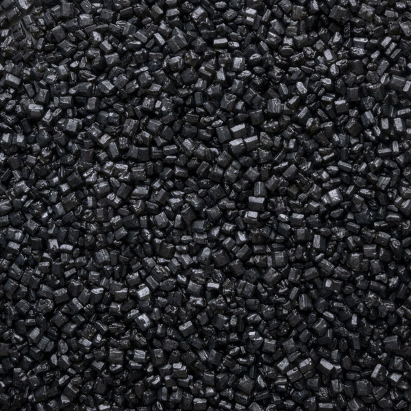 Black Metallic Pearl Sugar Rocks
